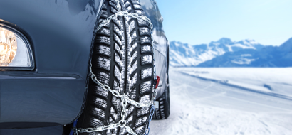 Snow chain with rental