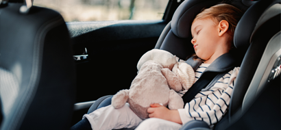 Children seat with car rental